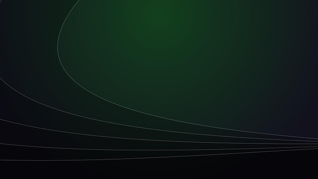 Dark green abstrct background wallpaper design vector image with curve line for backdrop