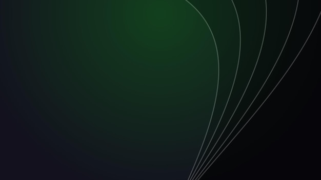 Dark green abstrct background wallpaper design vector image with curve line for backdrop