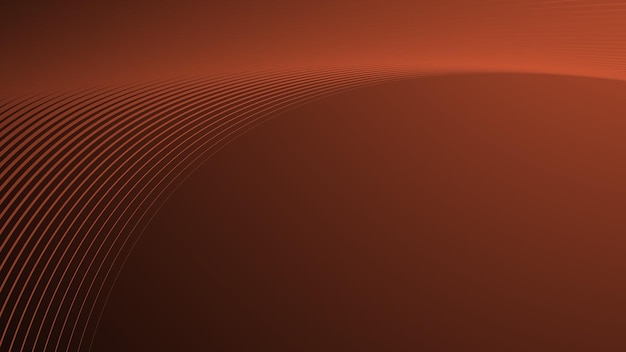 Dark orange gradient with curve line abstract background for backdrop