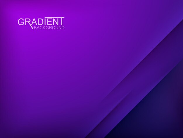 dark purple gradient abstract background with realistic 3d lines and shadows