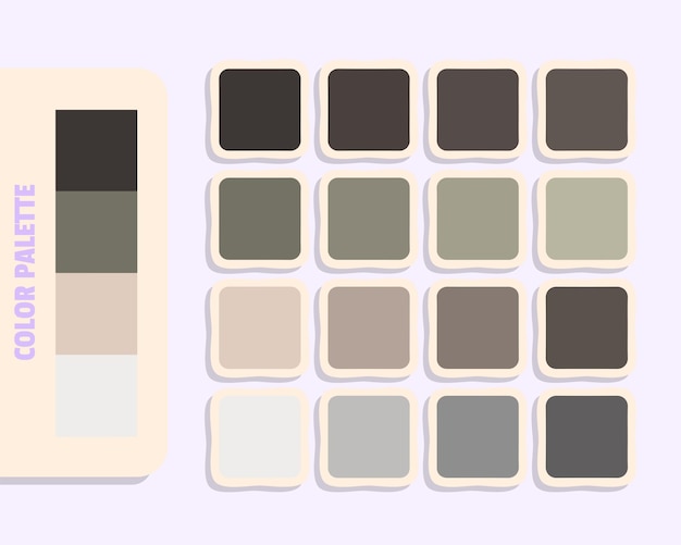 darkslategray dimgray lightgray linen color theory design and edit idea rgb color palette