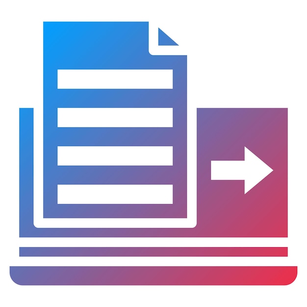 data export icon vector image can be used for business onboarding