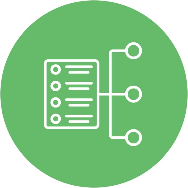 Data Flow Vector Illustration Style