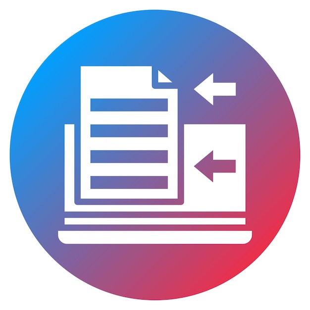data import icon vector image can be used for business onboarding