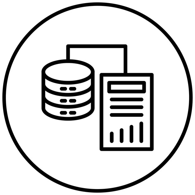 data information vector icon illustration of data analytics iconset