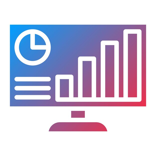 data monitoring icon vector image can be used for product management