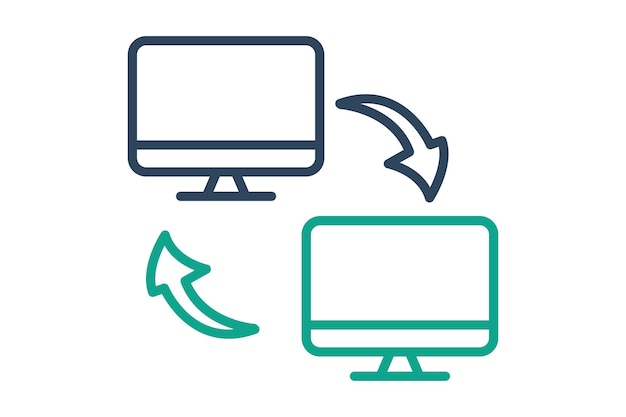 data transfer icon
