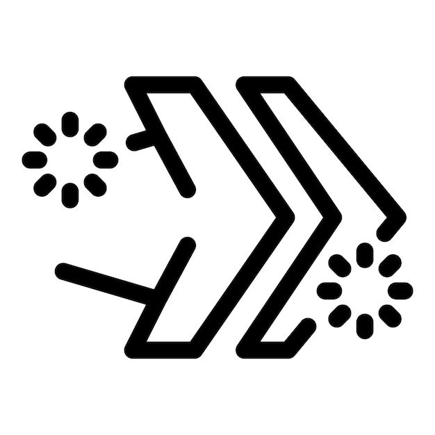 Data transferring with loading arrows icon vector outline