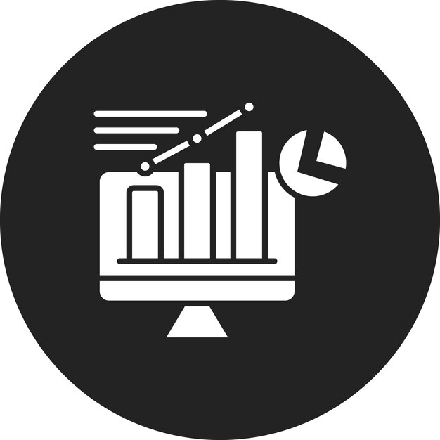 data visualization icon vector image can be used for data analytics