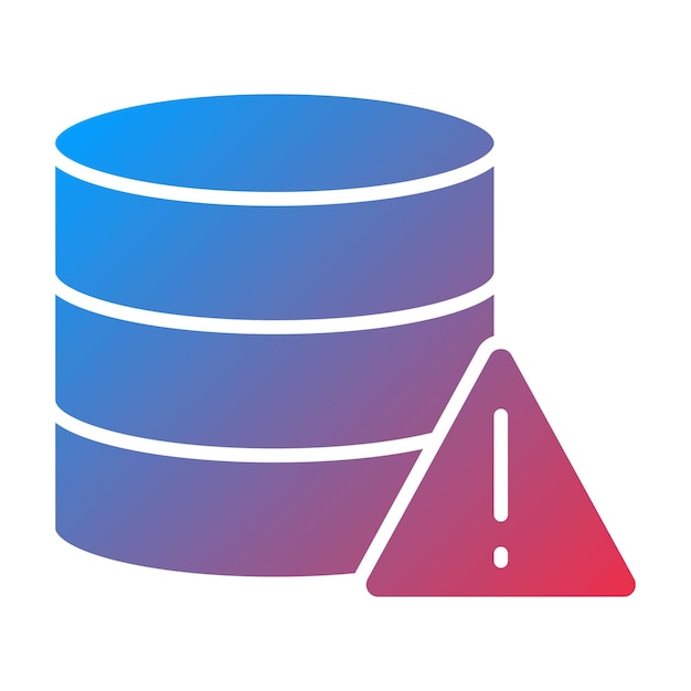 Database Alert icon vector image Can be used for Web Hosting