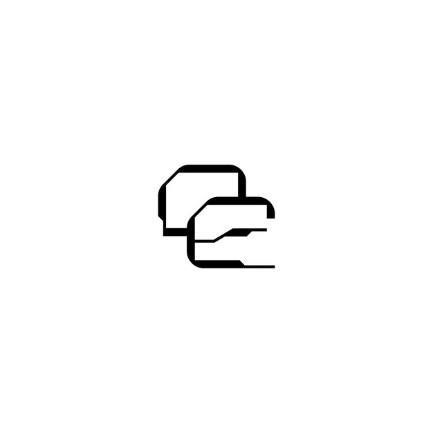 DE monogram logo design letter text name symbol monochrome logotype alphabet character simple logo