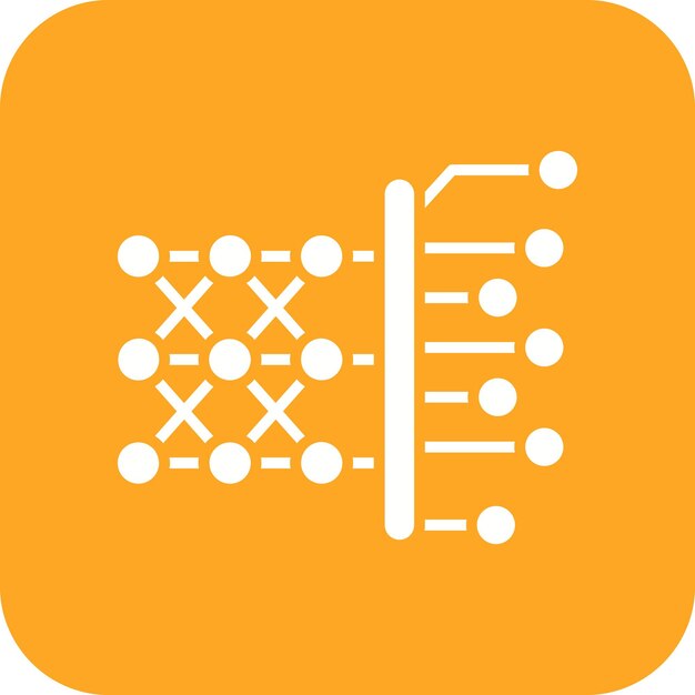 deep learning icon vector image can be used for big data