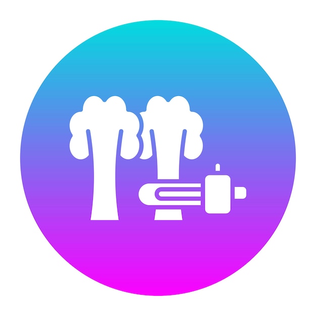 Deforestation vector icon Can be used for Global Warming iconset