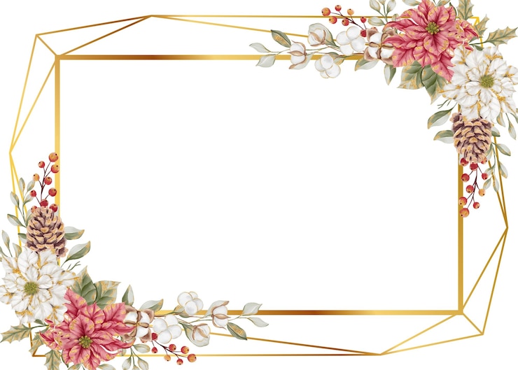 Vector dekorasi kartu bunga natal poinsettia