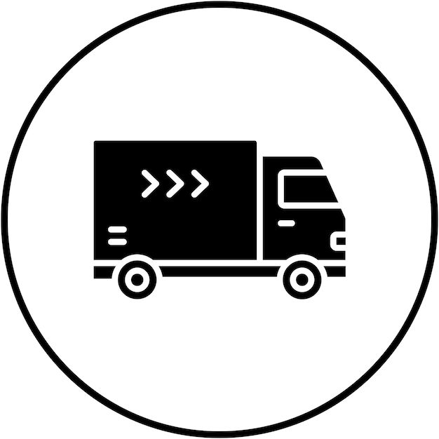 Delivery Truck vector icon Can be used for Immigration iconset