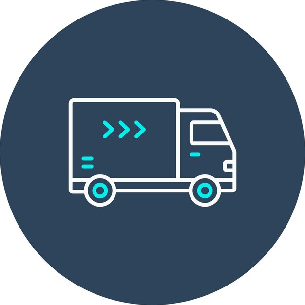 Delivery Truck vector icon Can be used for Immigration iconset