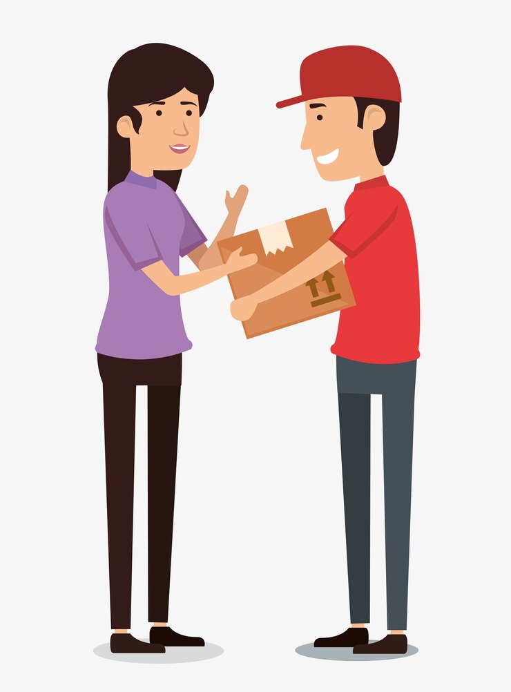 Vector delivery worker with receiver