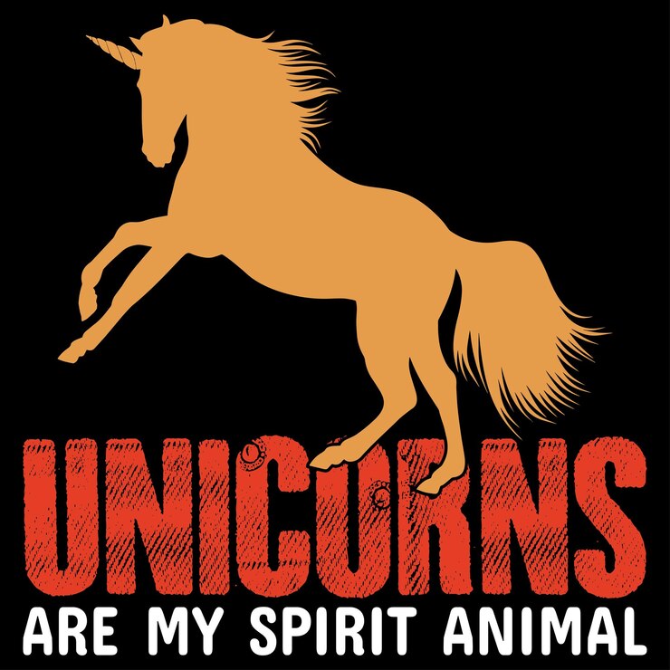 Vector desain bundel kaus unicorn