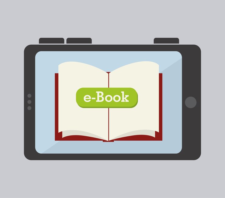 Vector desain ebook