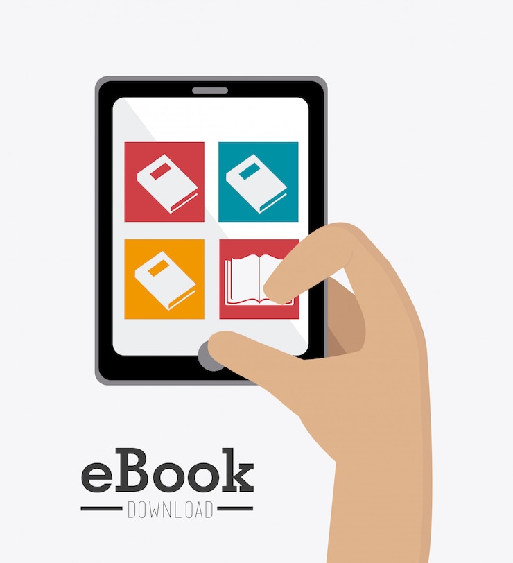 Vector desain ebook.