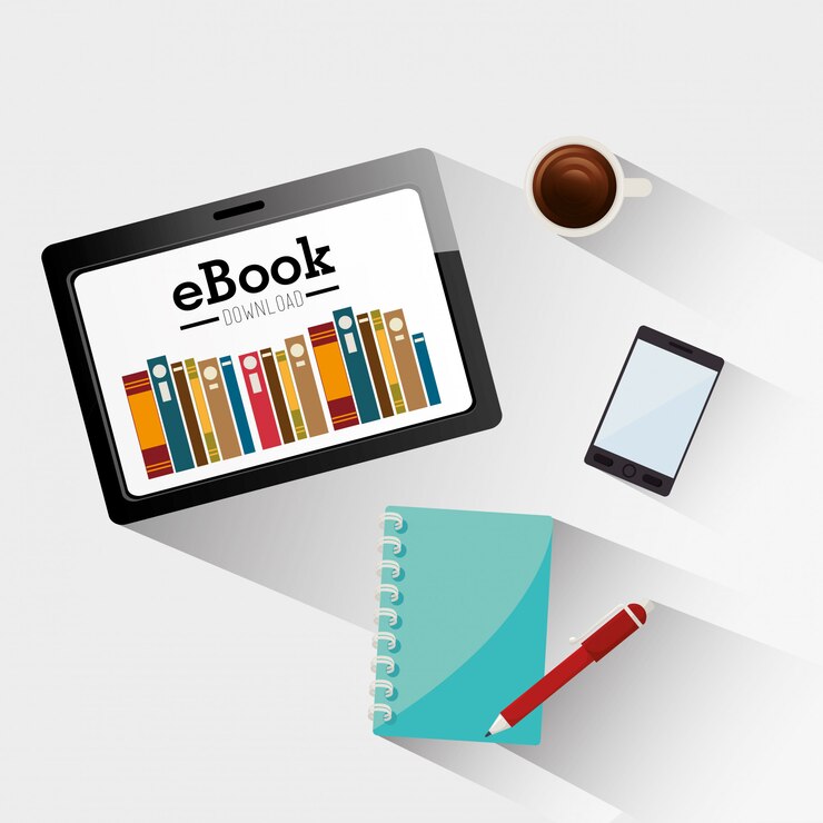 Vector desain ebook.