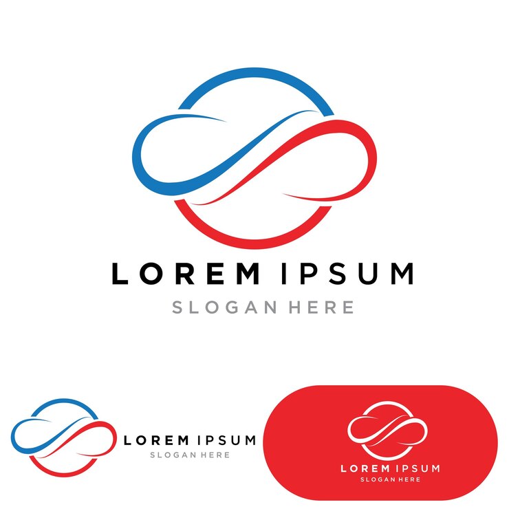 Desain Ilustrasi Ikon Templat Logo dan Simbol Awan