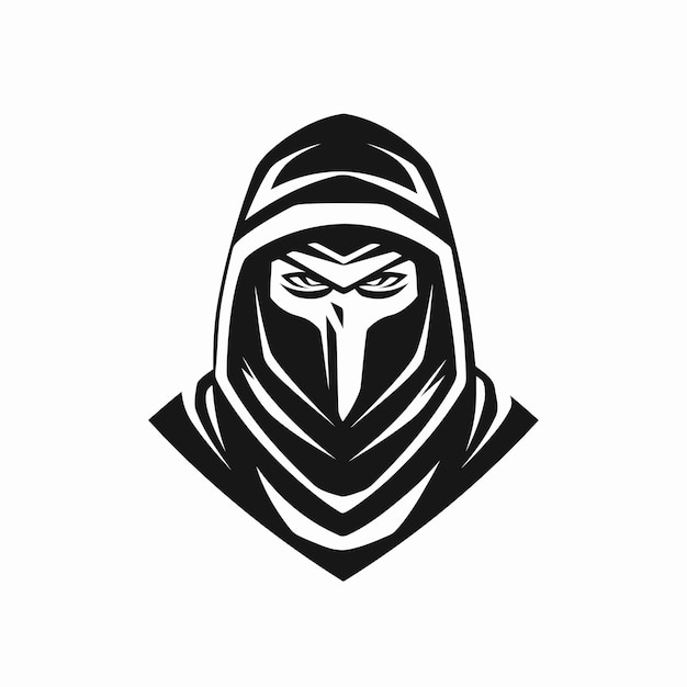 Desain ilustrasi maskot Ninja