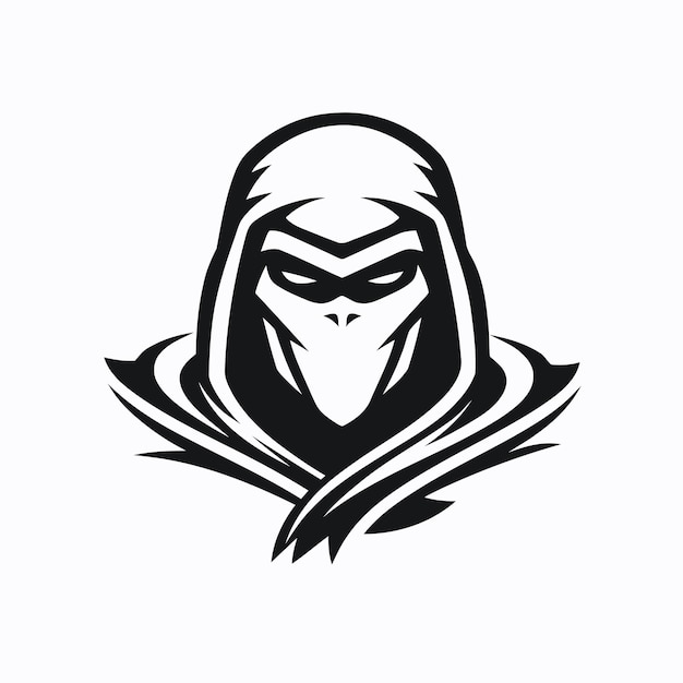 Desain ilustrasi maskot Ninja