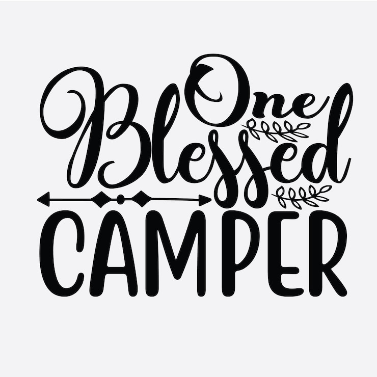 Vector desain kaos camping svg