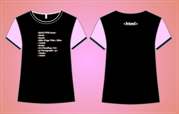Desain kaos html atau desain kaos pengkodean dasar atau desain kaos pemrogram coder