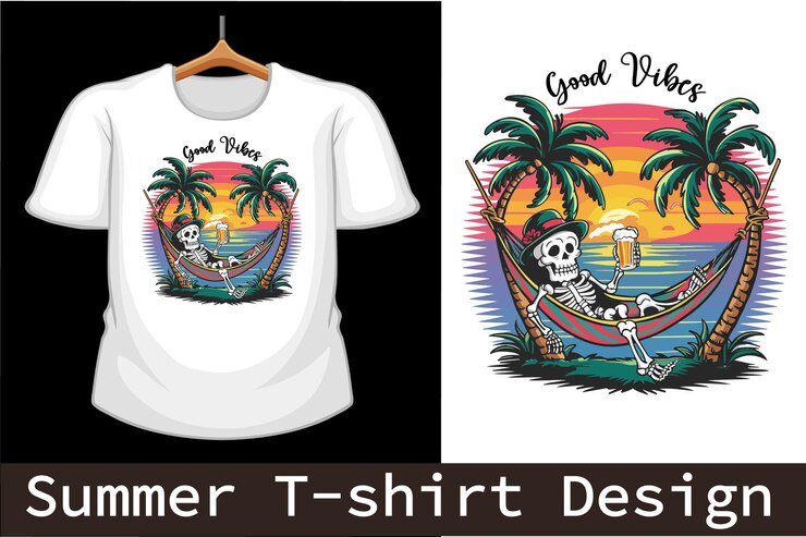 Desain Kaos Musim Panas