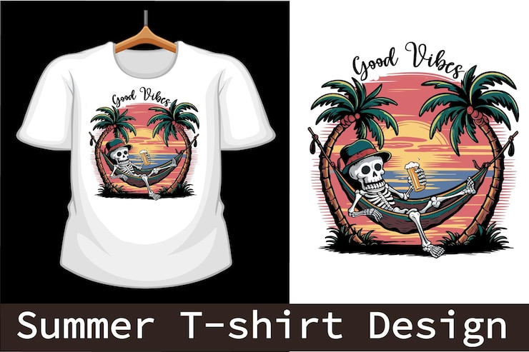 Desain Kaos Musim Panas