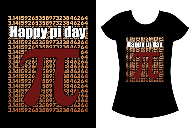 Vector desain kaos pi day svg. hadiah kerajinan selamat hari pi untuk guru.