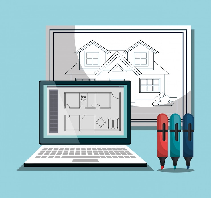 Vector desain karya arsitektur