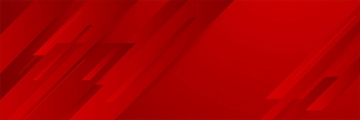 Desain kreatif latar belakang banner web abstrak merah modern