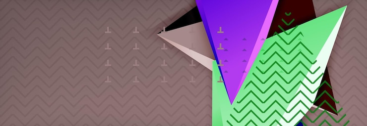 Vector desain latar belakang abstrak minimalis vektor segitiga 3d