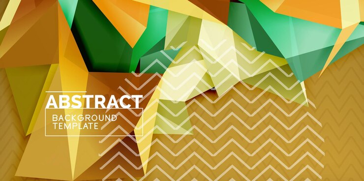 Vector desain latar belakang poli rendah segitiga