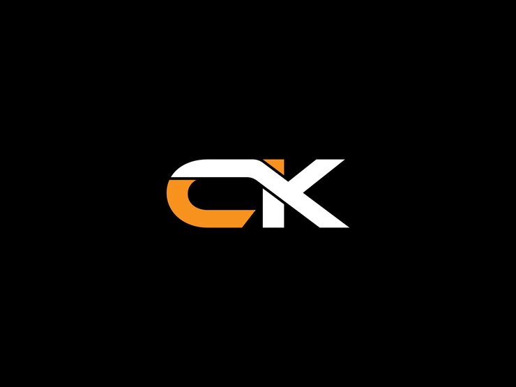 Vector desain logo ck