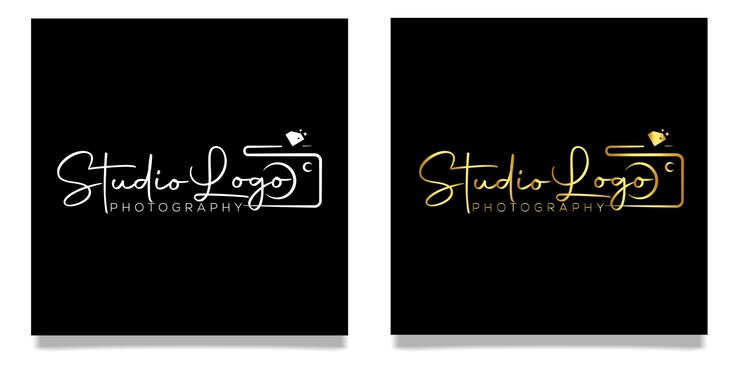 Vector desain logo fotografi