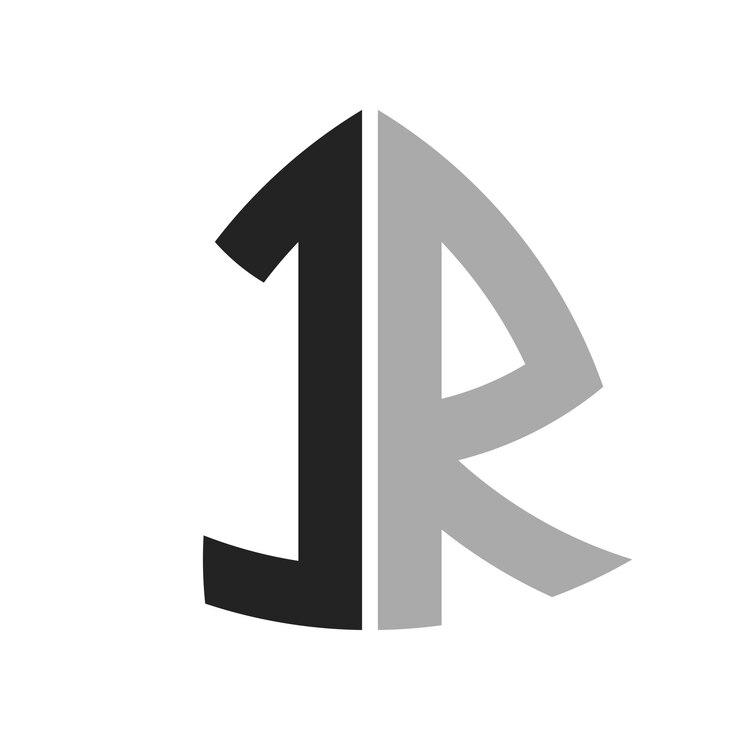 Vector desain logo ir kreatif modern ikon huruf ir untuk semua bisnis dan perusahaan