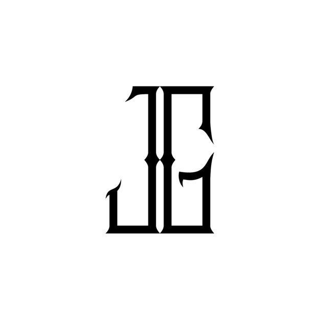 Desain logo monogram JG teks huruf nama simbol logo monokrom huruf alfabet logo sederhana
