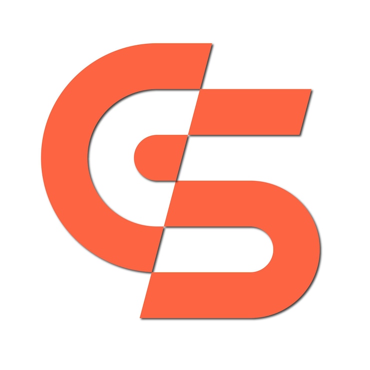 Vector desain logo penuh warna modern garis web