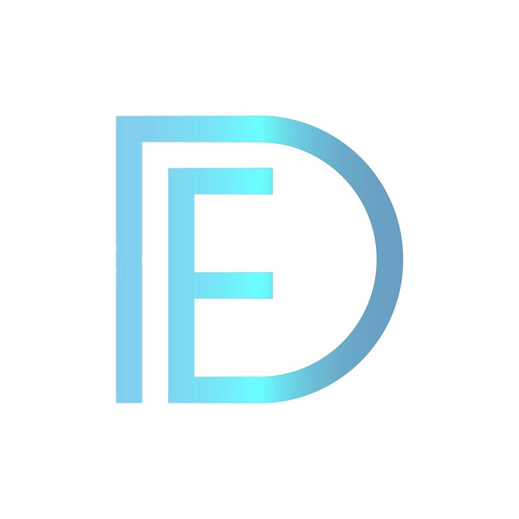 Vector desain logo penuh warna modern garis web