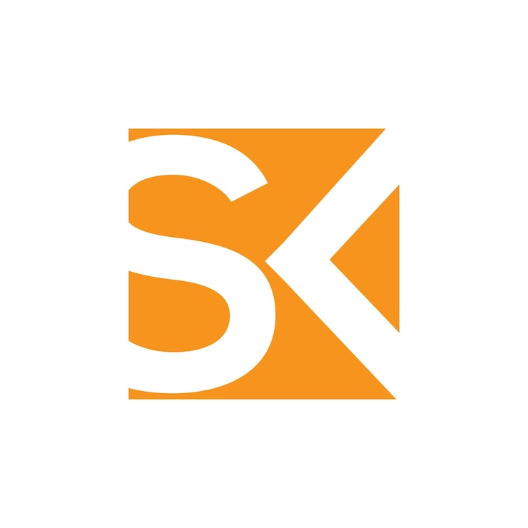 Vector desain logo sk