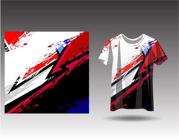 Desain olahraga kaos untuk balap jersey bersepeda sepak bola gaming motocross