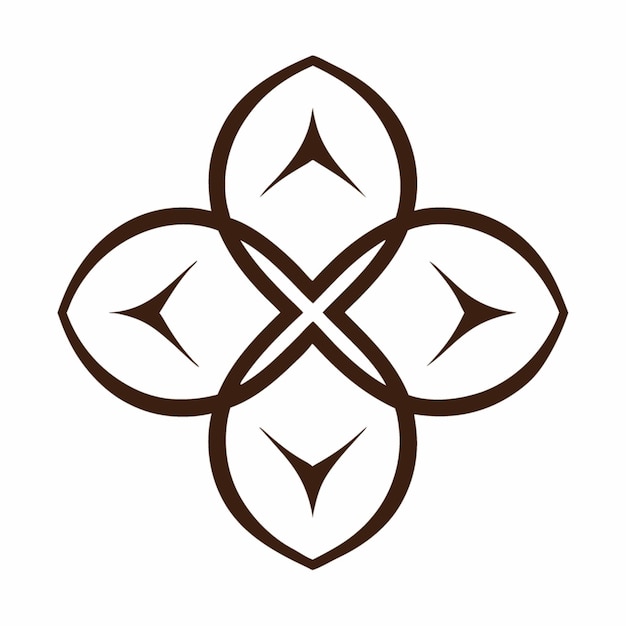 Desain Pola Geometris Abstrak