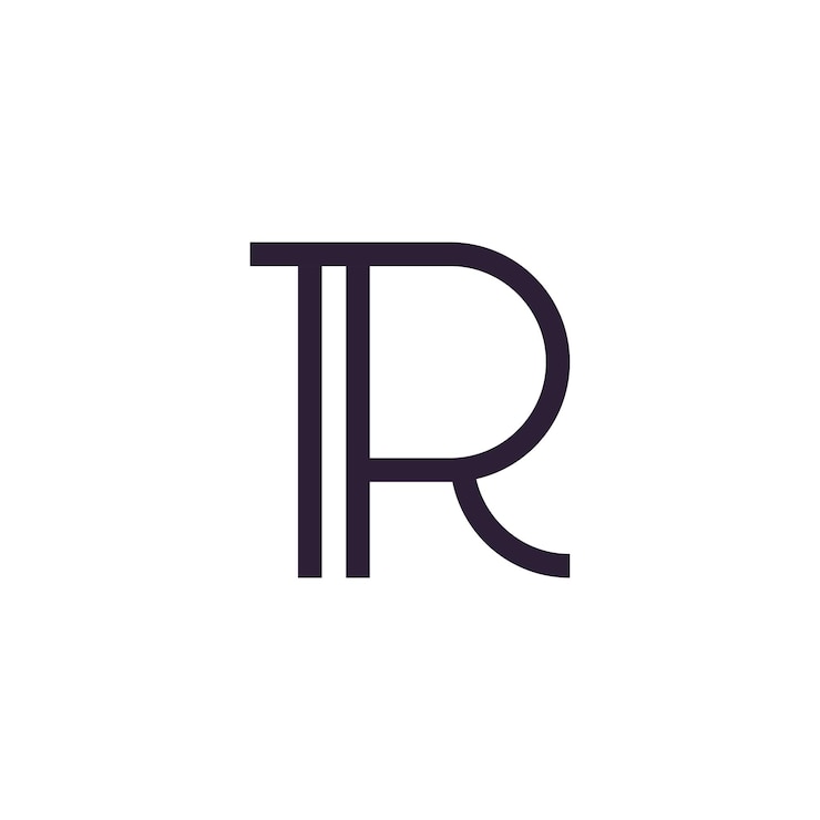 Vector desain vektor templat logo huruf r
