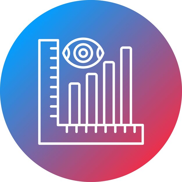 descriptive analytics icon vector image can be used for big data