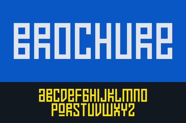 Design Brochure Typeface Alphabet Typography Font Letter Text