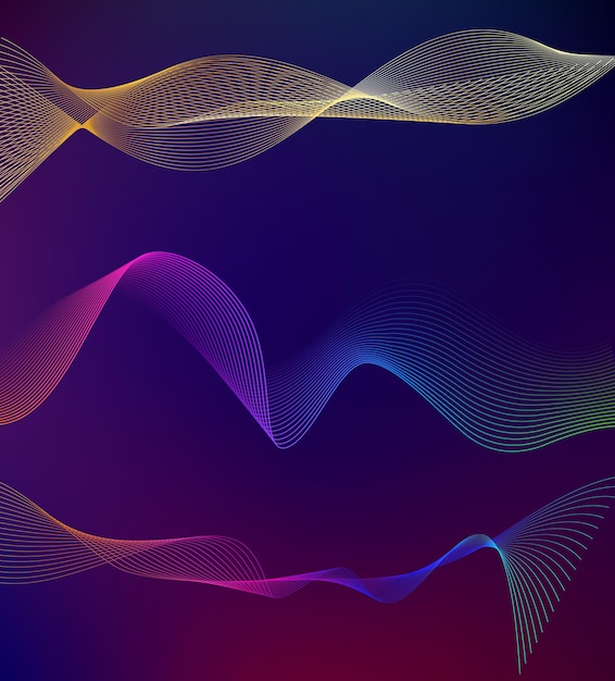Design elements business presentation template Vector illustration vertical web banners background backdrop glow light effect EPS 10 for web template web site page presentation neon disco club